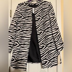 NWT Zebra Jacket